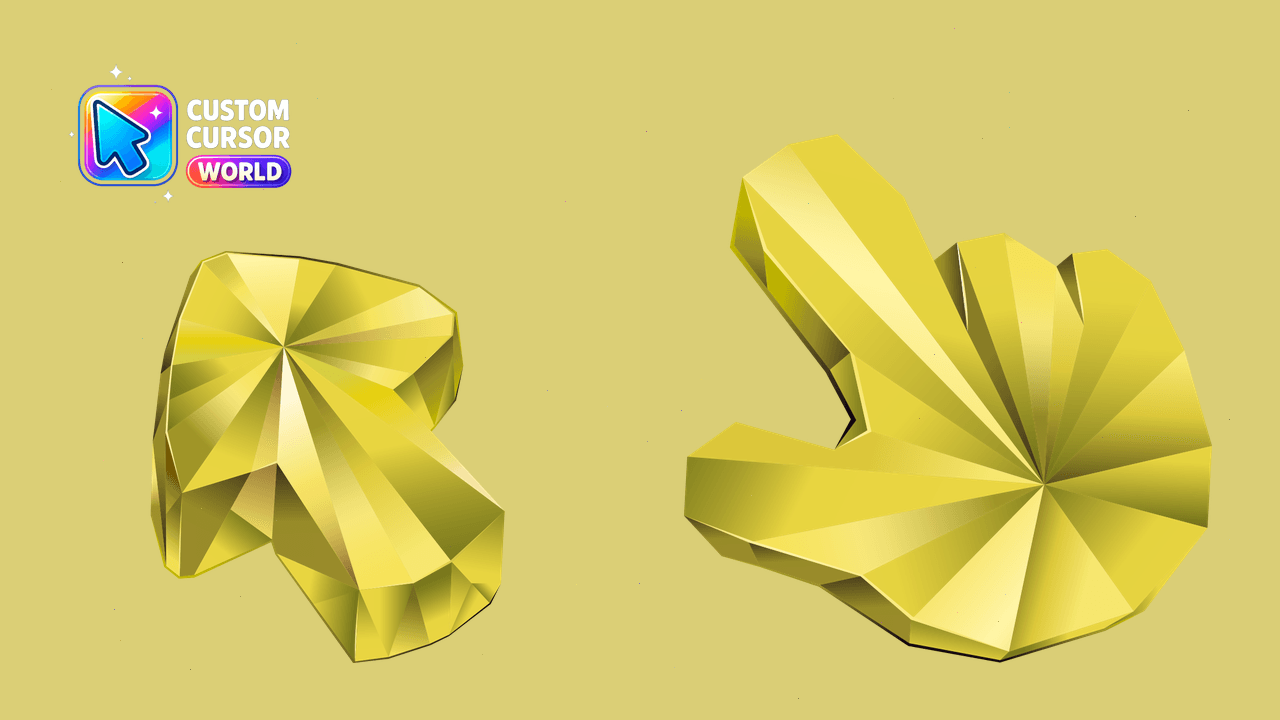 Cursor pack preview: Yellow Sapphire Custom Cursor Pack