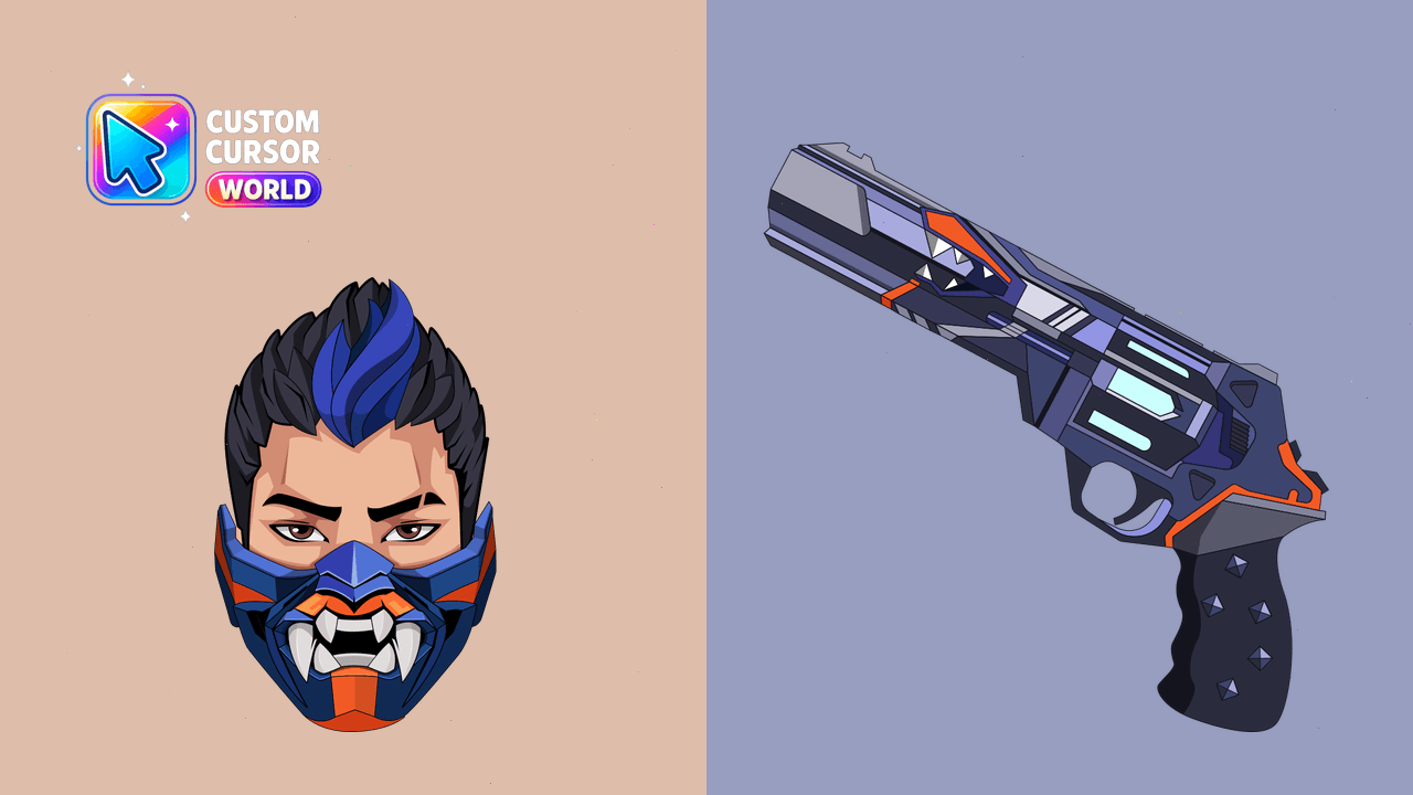 Cursor pack preview: Yoru Cursor Pack - Valorant Agent Designs for Chrome and Edg