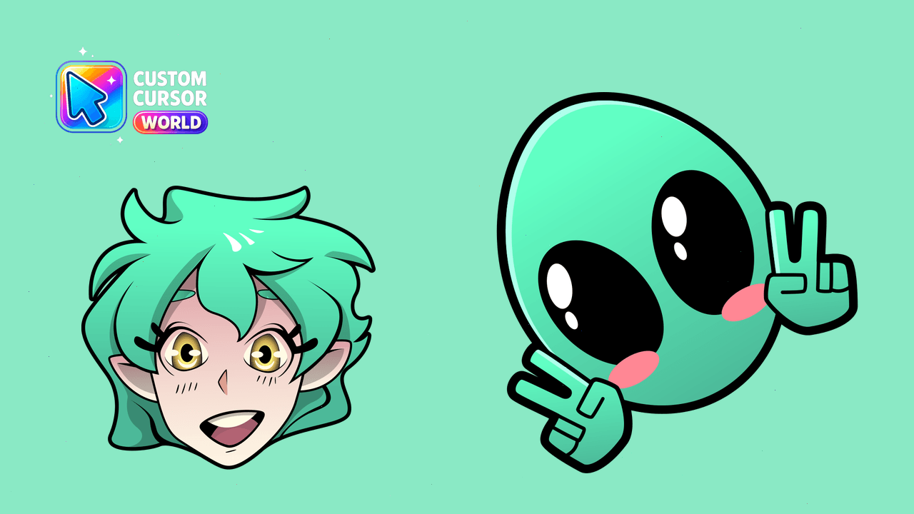 Cursor pack preview: Zaida Custom Cursor Pack