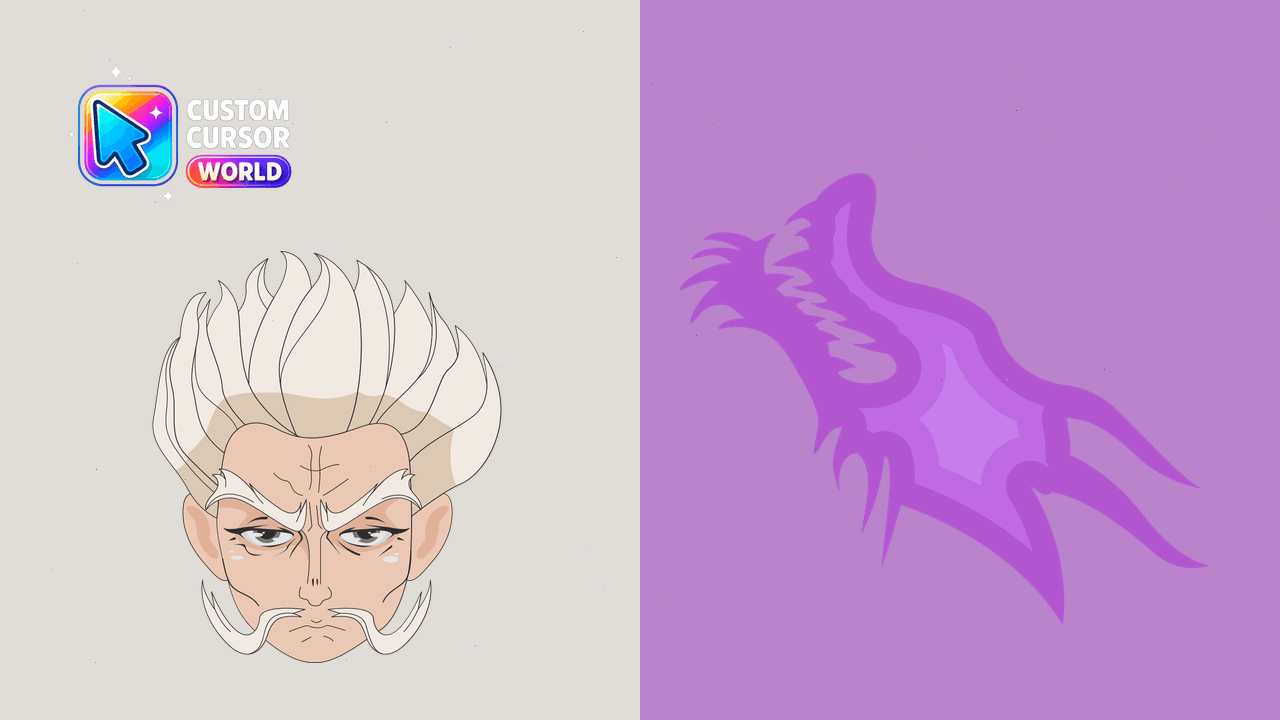 Zeno Zoldyck Custom Cursor Pack - Custom cursor pack preview image showing 2 cursors