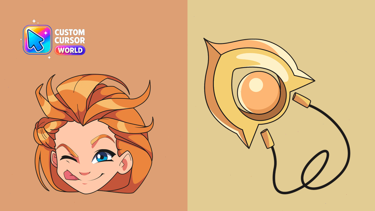 Cursor pack preview: Zoe Custom Cursor Pack for Web Browsers