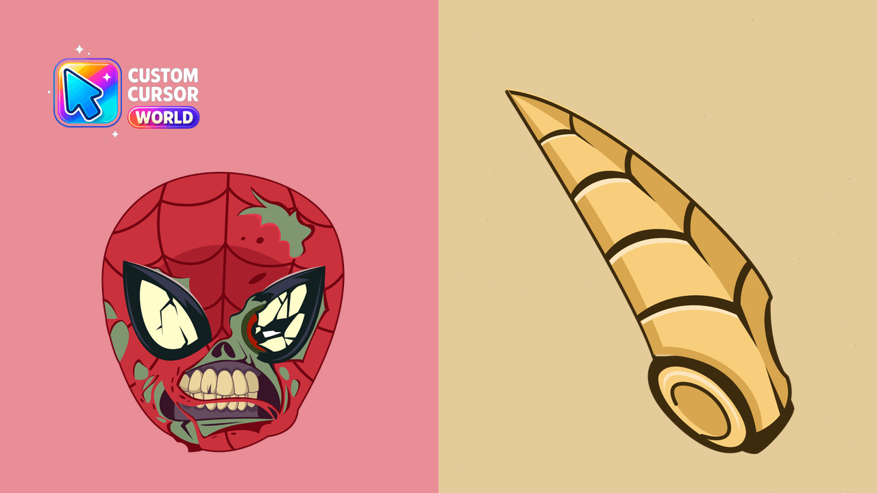 Cursor pack preview: Zombie Spider-Man Custom Cursor Pack