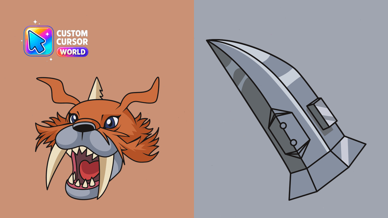 Cursor pack preview: Zudomon Custom Cursor Pack